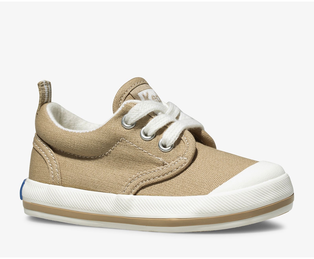 Kids Keds Sneakers - Graham - Brown - 0167-BMTJP